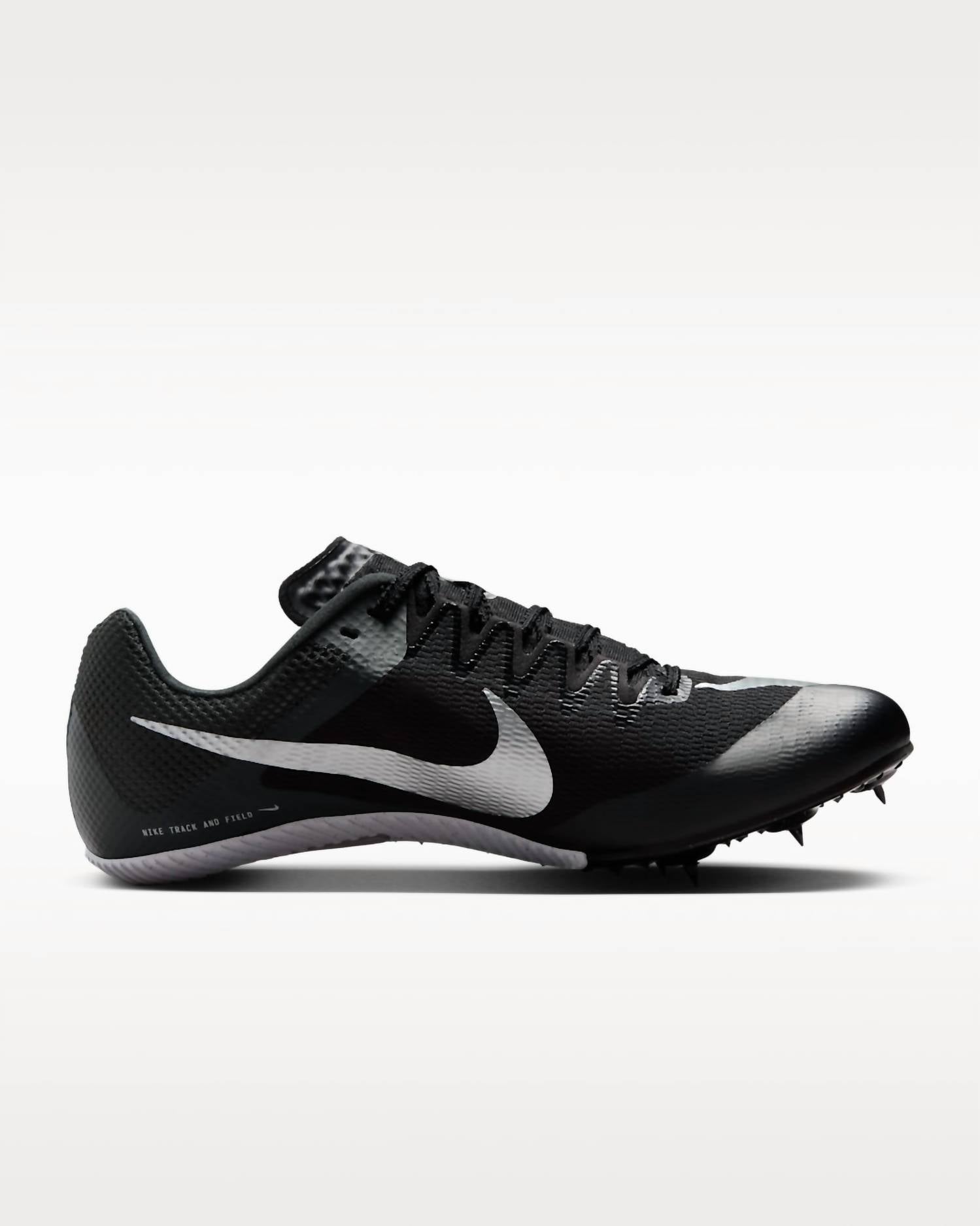 NIKE Unisex Zoom Rival Sprint Track Shoes in black metalic silver black - men's shoe