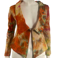 Tough Luv - Tie Dye Cotton Boho Blazer Jacket