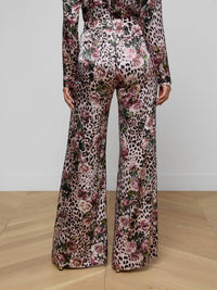 L'Agence - Pilar Silk Wide-leg Pants