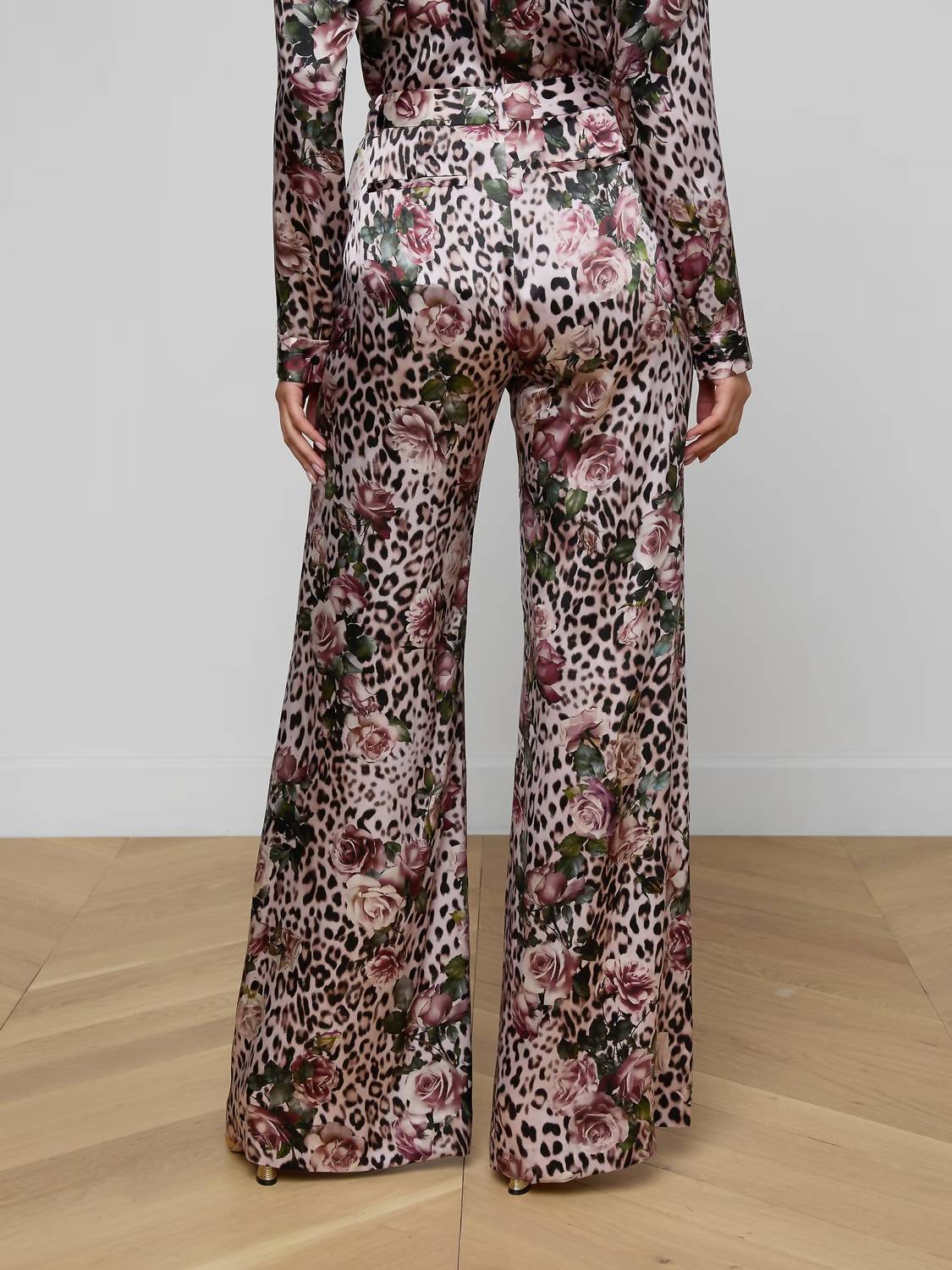 L'Agence - Pilar Silk Wide-leg Pants