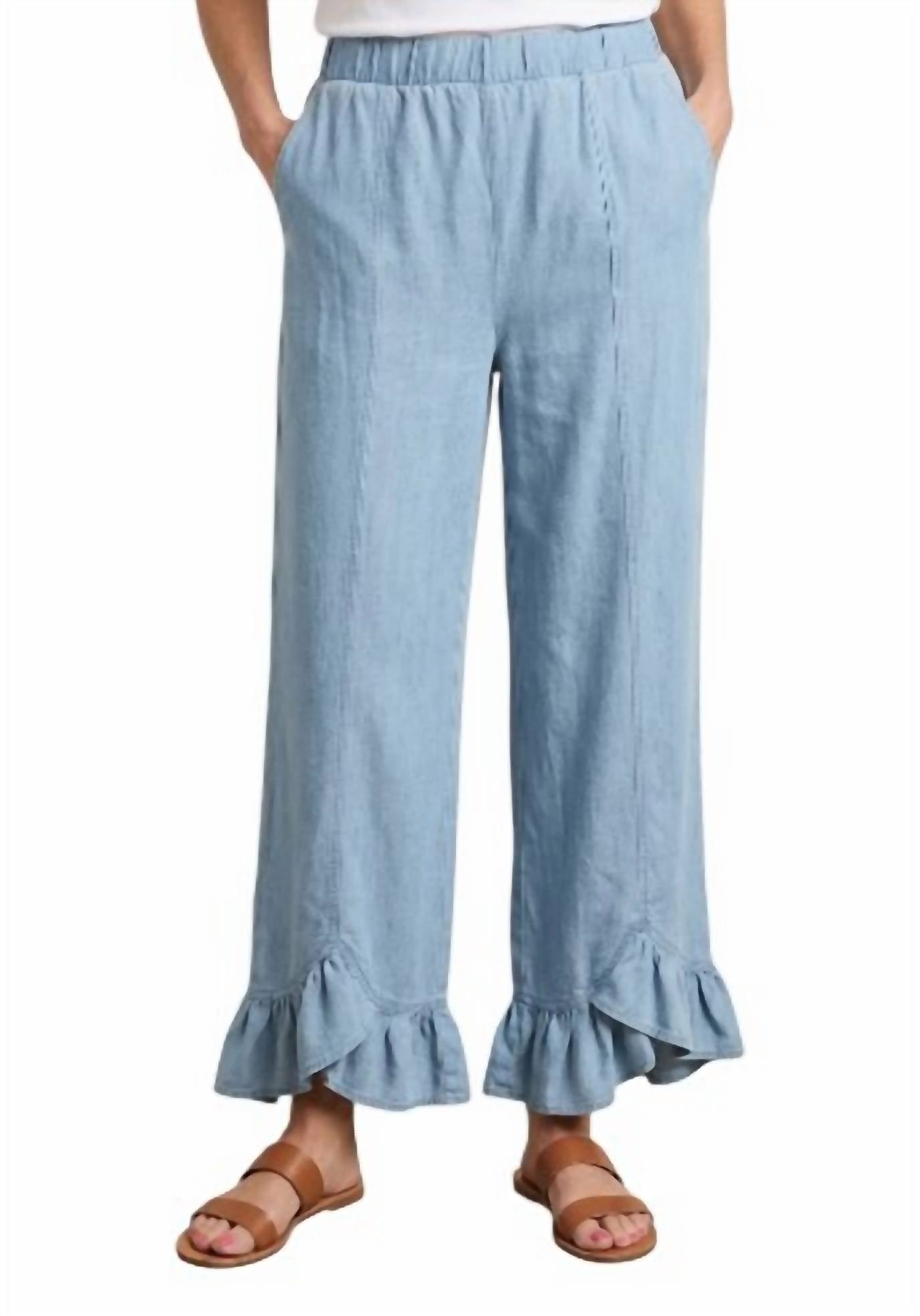 Threads 4 Thought - Akela Terry Ruffle Pants