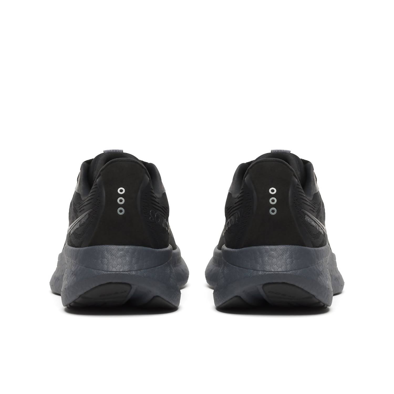 SAUCONY Men's Ride 18 Running Shoes in black shadow 1 - men's shoe - view 5