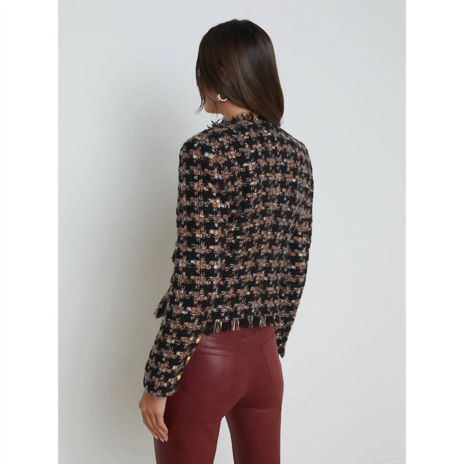 L'Agence - Angelina Tweed Jacket