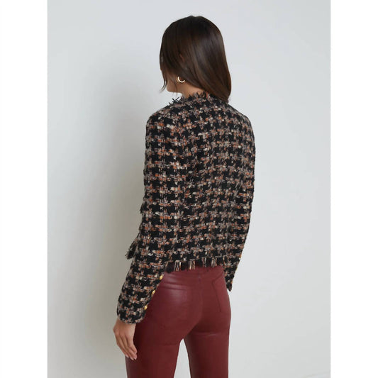 L'Agence - Angelina Tweed Jacket