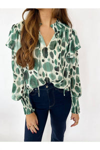 Joy Joy - V-neck Long Sleeve Top