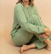 Listicle - Bree Waffle Knit Lounge Set