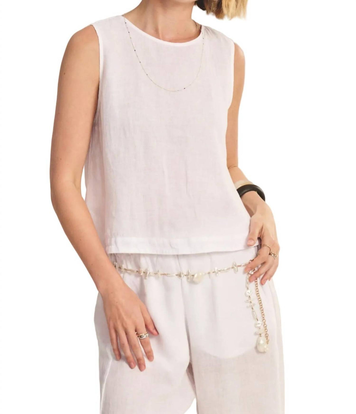 Velvet By Graham & Spencer - Maxine Linen Top