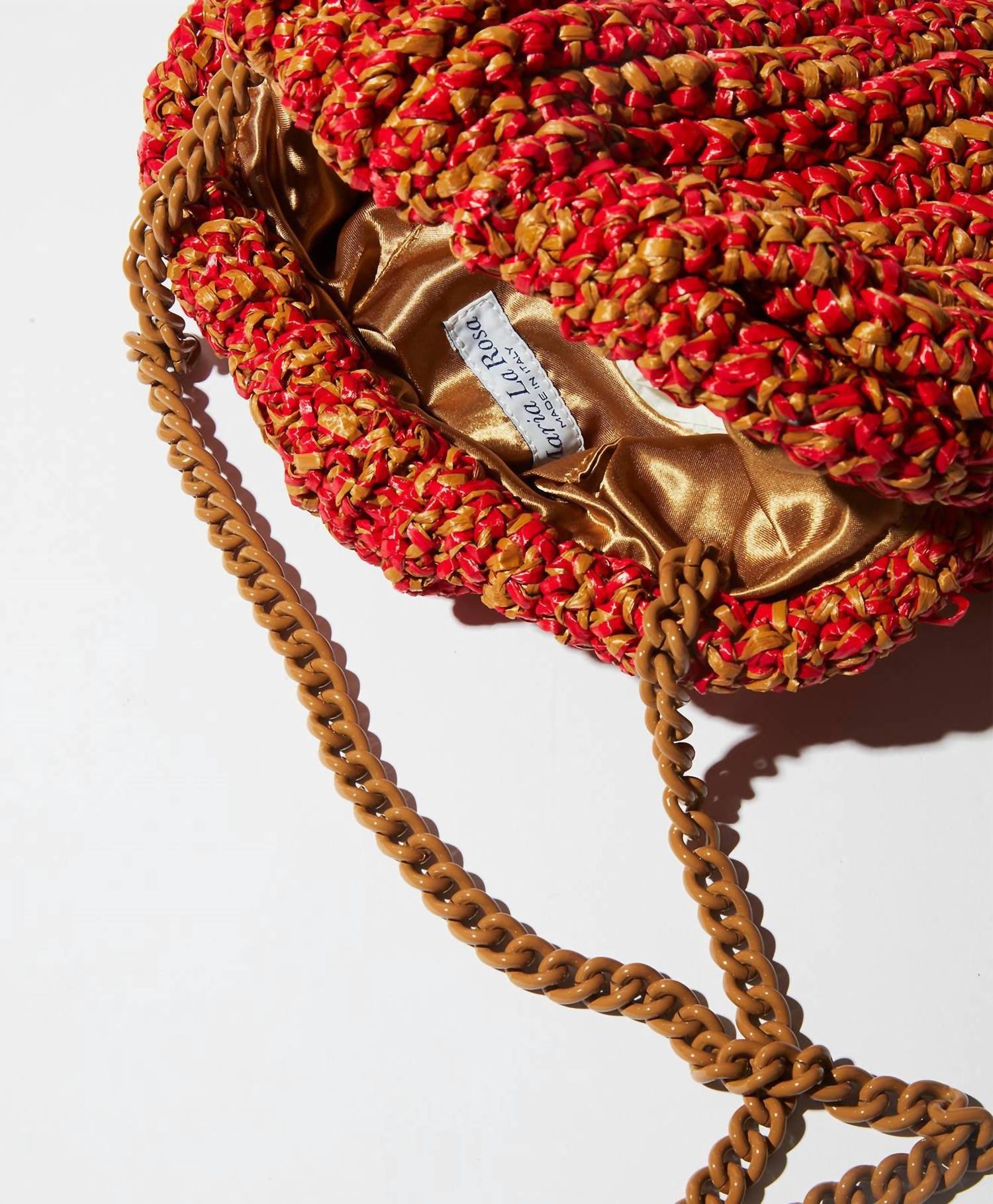 Maria La Rosa - Women's Melange Game Crochet Clutch Bag