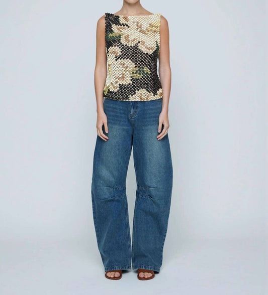 Wynn Hamlyn - Wooden Beaded Top