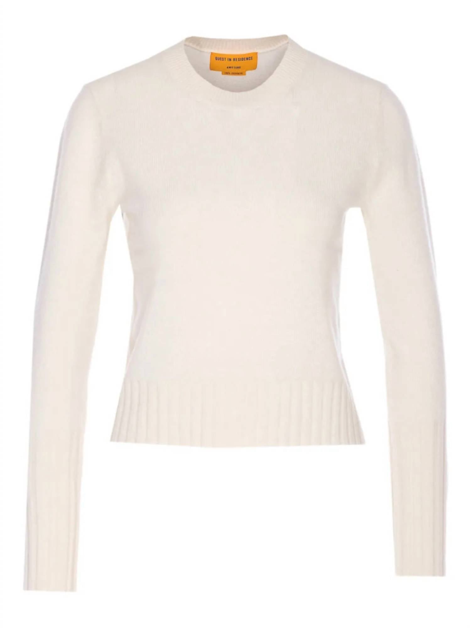 Guest In Residence - Shrunken Crewneck Top