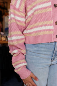 Free People - Lila Stripe Cardigan