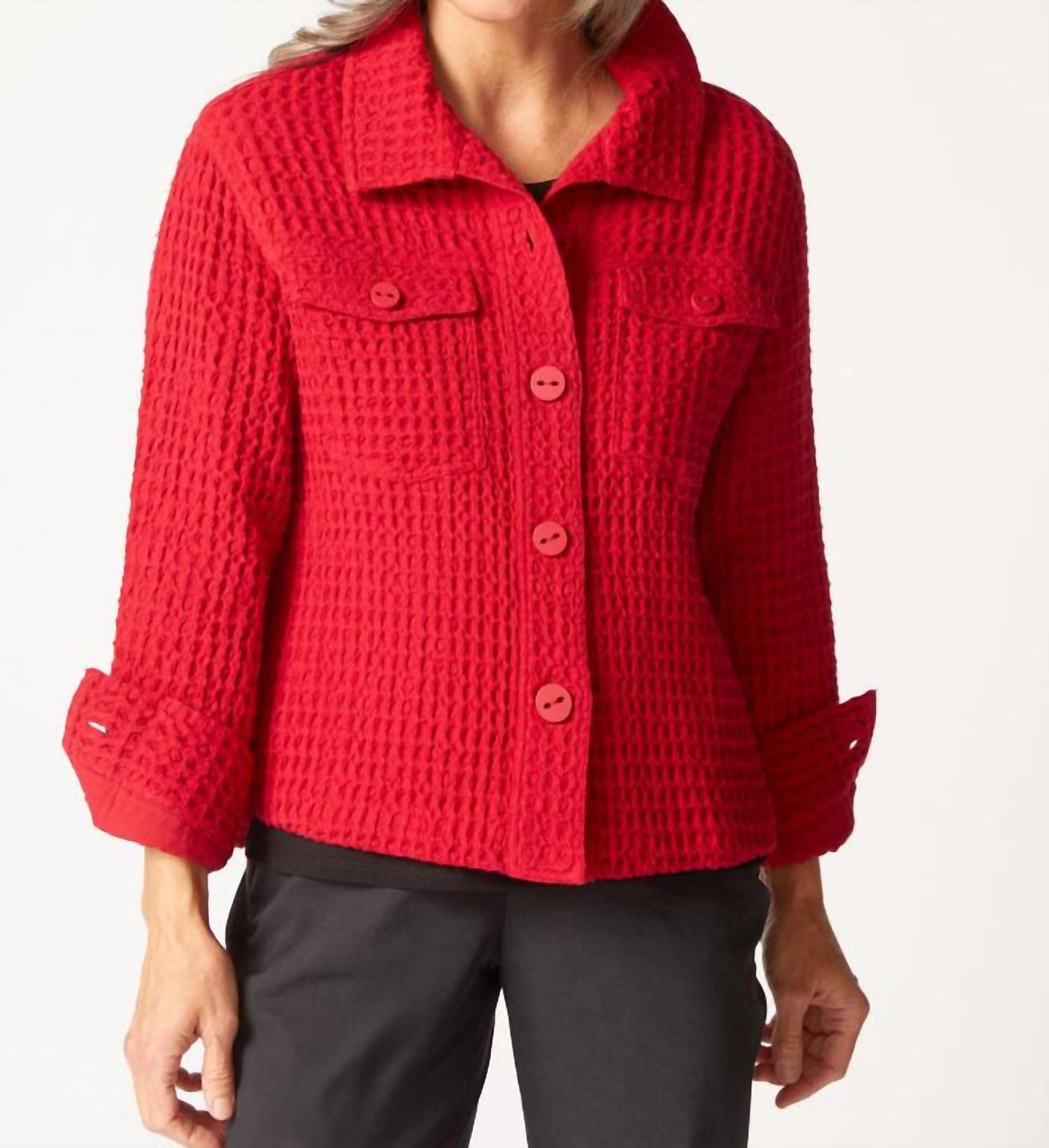 Escape By Habitat - Washed Honeycomb Shacket