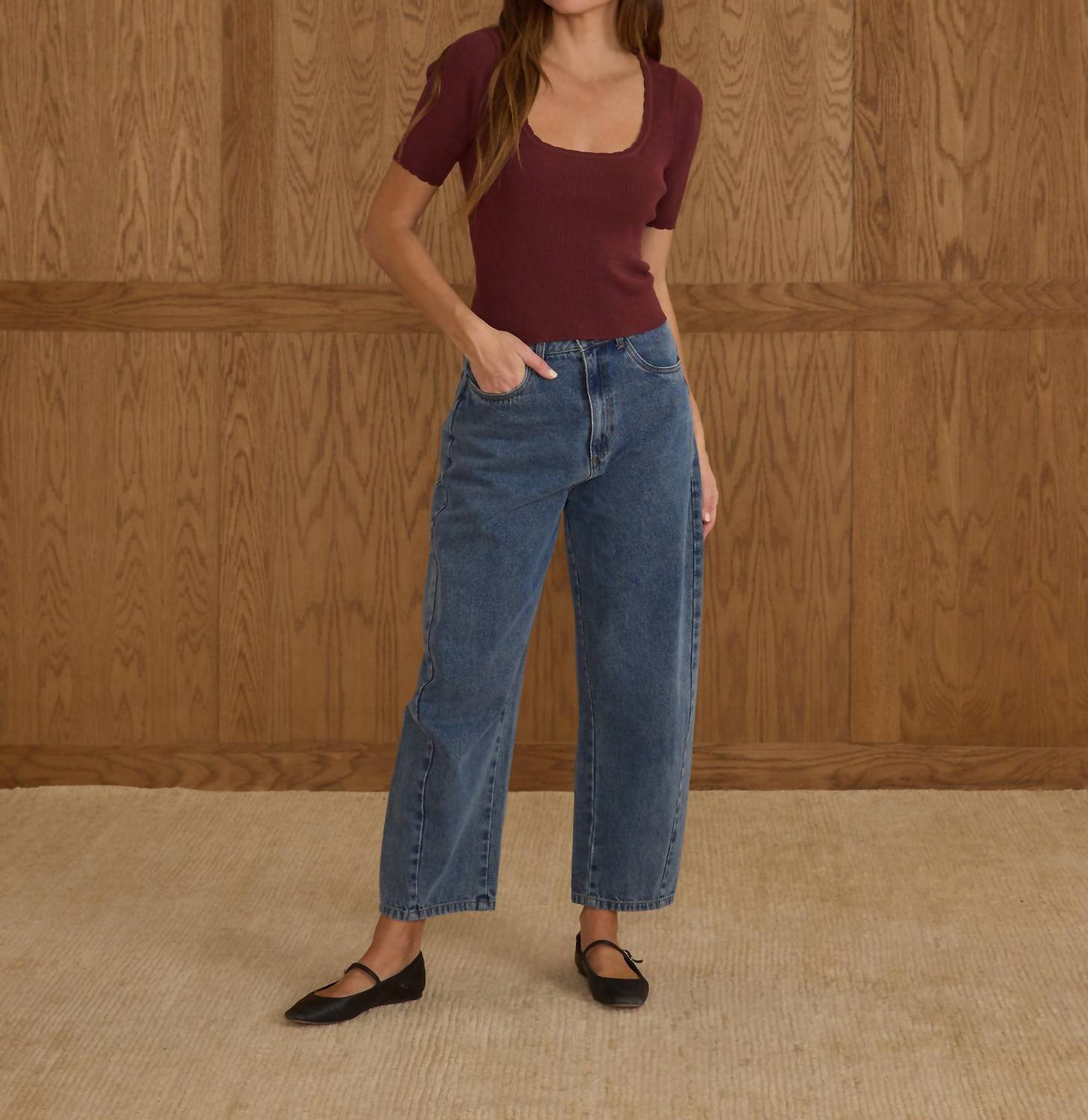 Rylee + Cru - Teen Scallop Tee