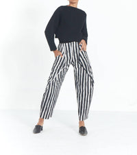 Matthildur - Orchid Stripe Cotton Pant