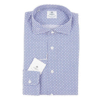 Luigi Borrelli Napoli - Men's Slim-fit Patterned Cotton Shirt