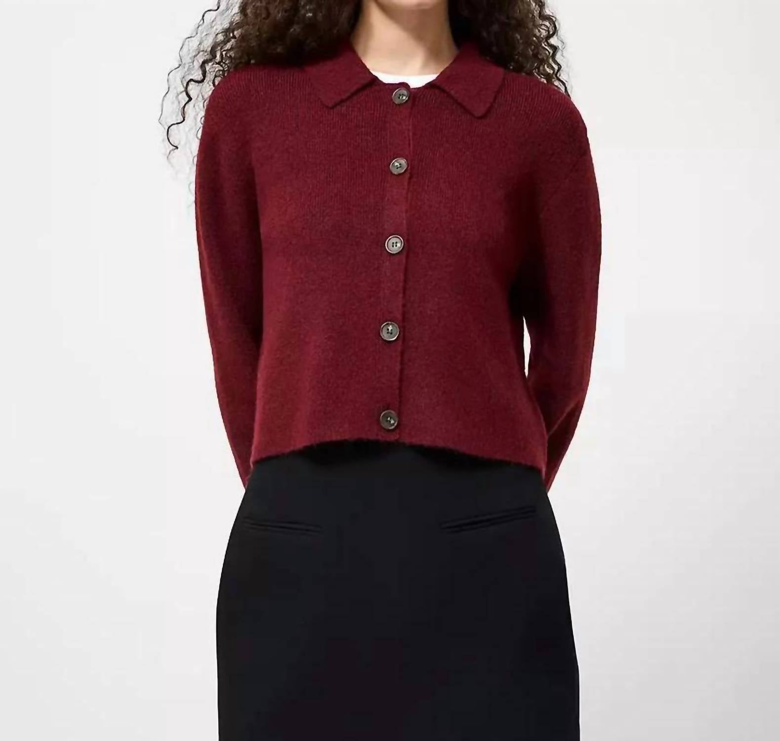 French Connection - Ellie Knit Collared Cardigan