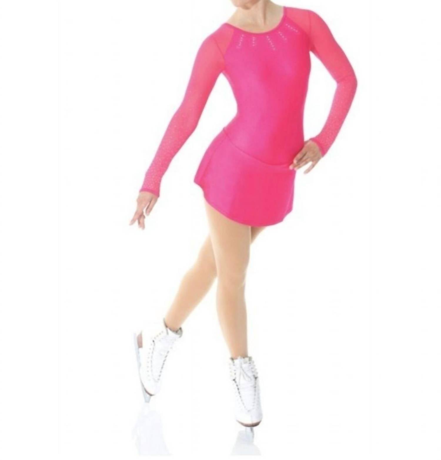 Mondor - Simple Sparkle Long Sleeve Skate Dress