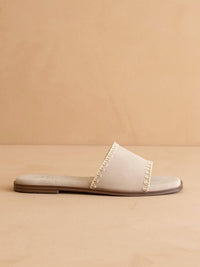 Oasis Society - Women's Emmie Border Stitch Summer Sandals