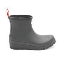 HUNTER Women's Play Short Rain Boots in arctic moss - women's shoe - detail view