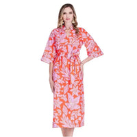 Jade - Trimmed Yoke Tunic Dress