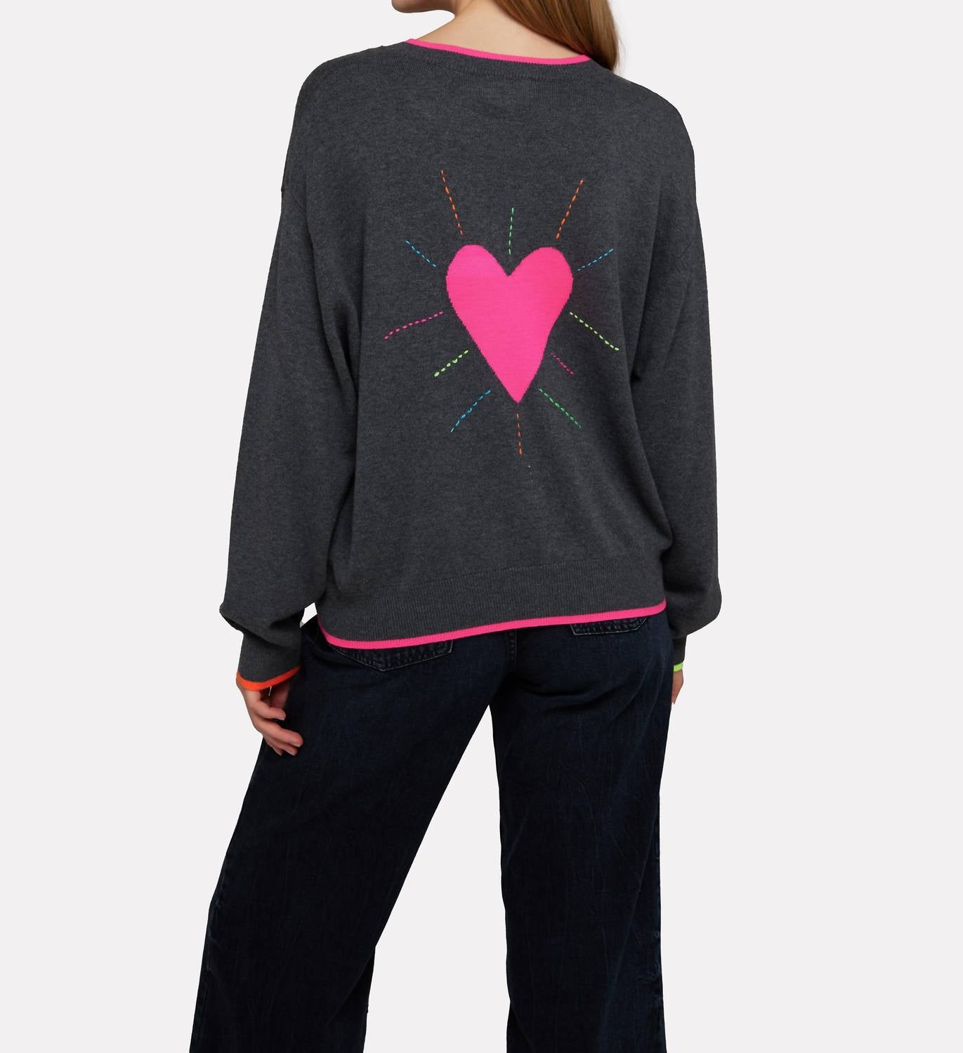 Wispr - Women's Valentina Heart Crew Sweater