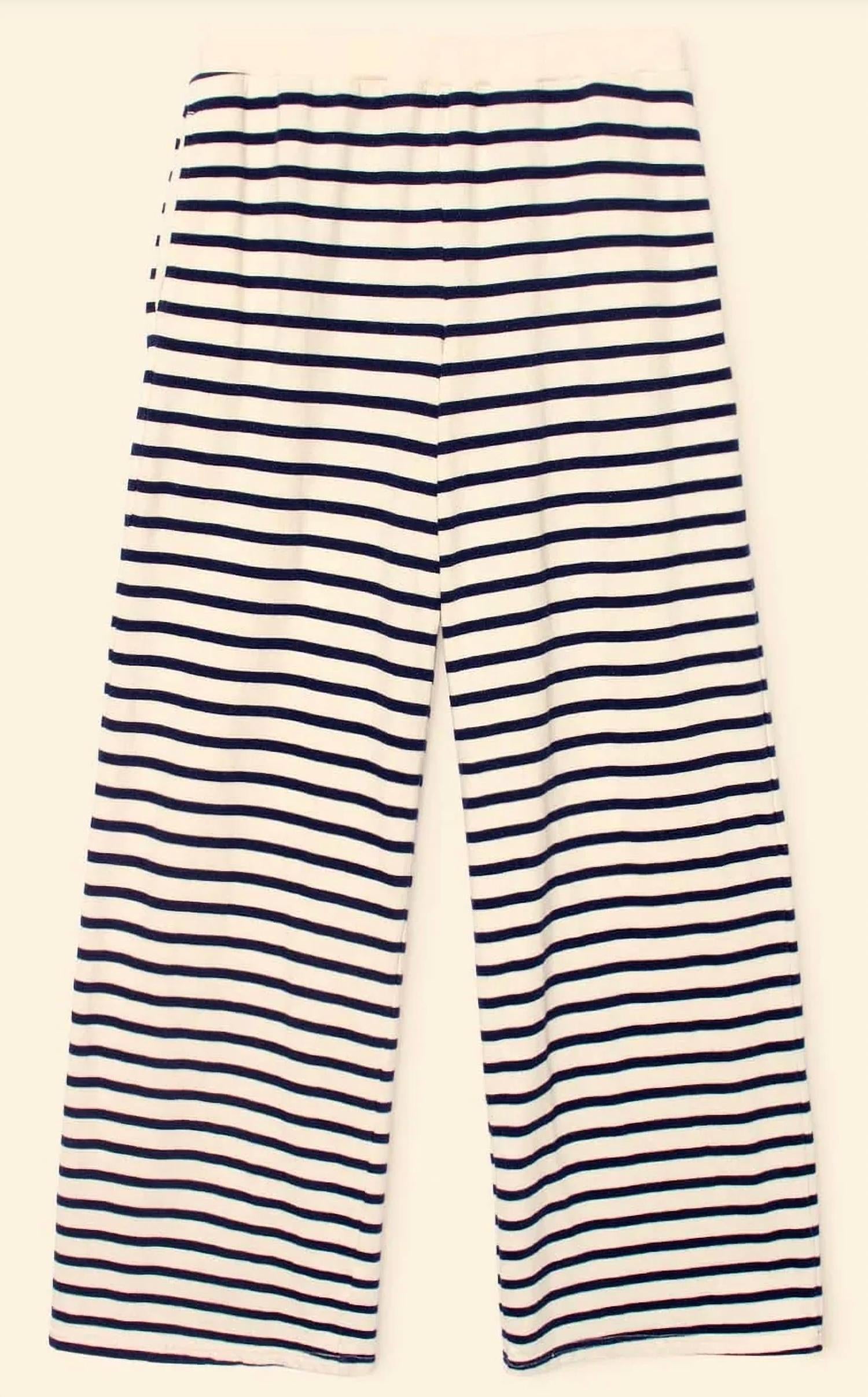 XIRENA Emmette Sweatpant in natural stripe - women's pants - view 4
