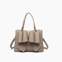 Like Dreams - Women's Jenna Bow Vegan Satchel Crossbody Bag