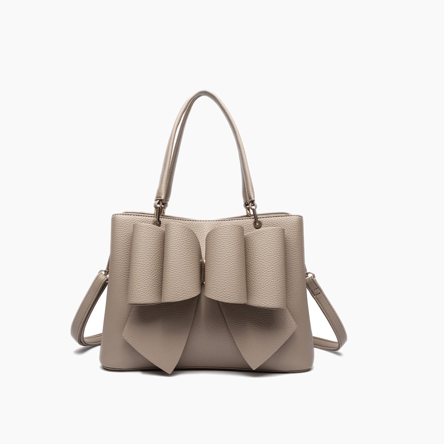 Like Dreams - Women's Jenna Bow Vegan Satchel Crossbody Bag