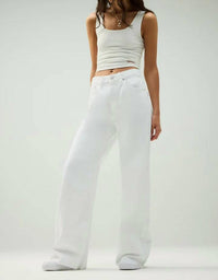 Hudson - Jodie Loose Fit Wide Leg Jean With Flap