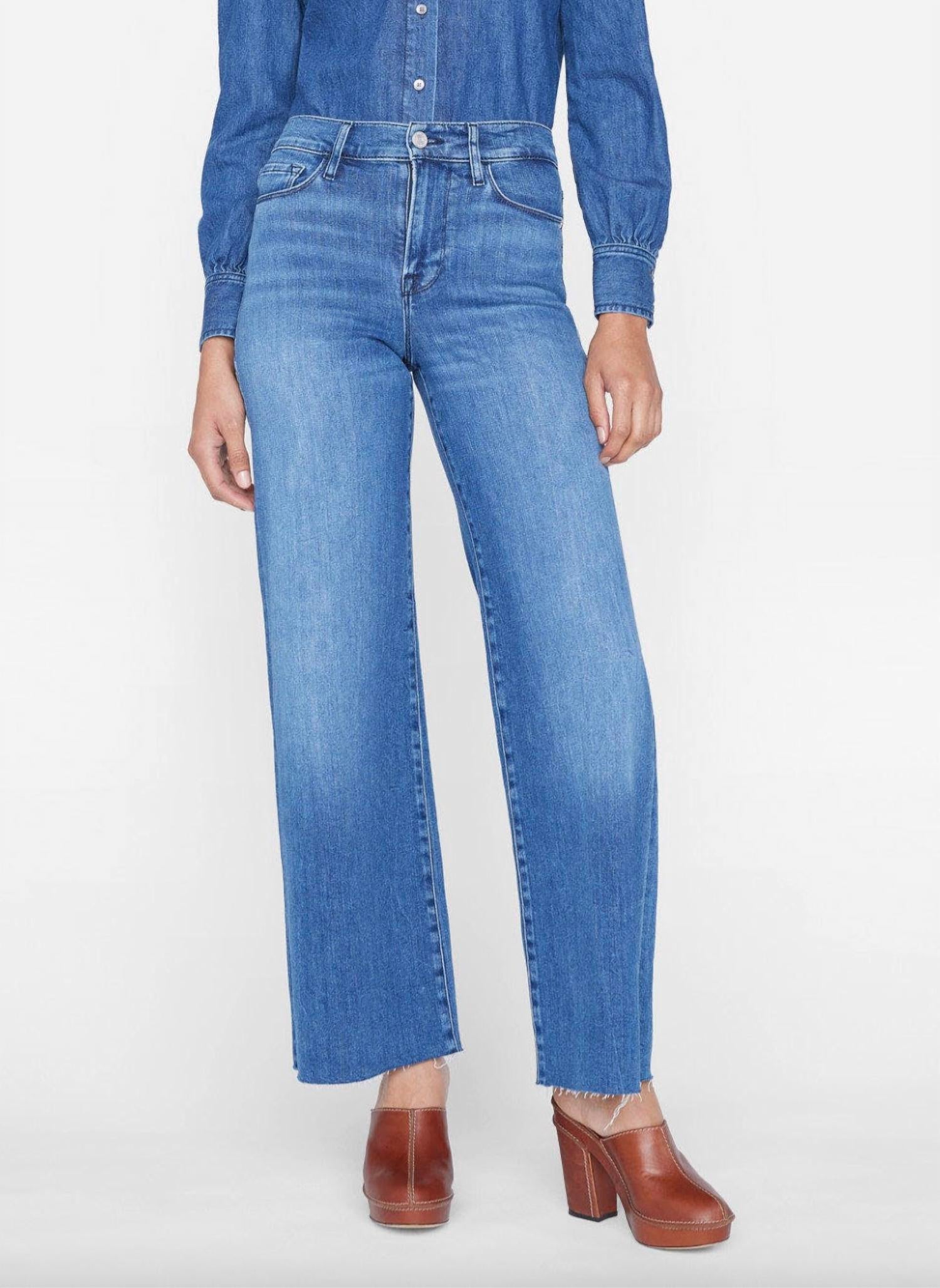Frame - Le Slim Palazzo Raw After Jeans
