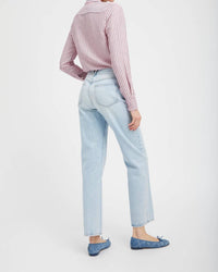Sprwmn - Farrah Cropped Slim Boyfriend Jeans