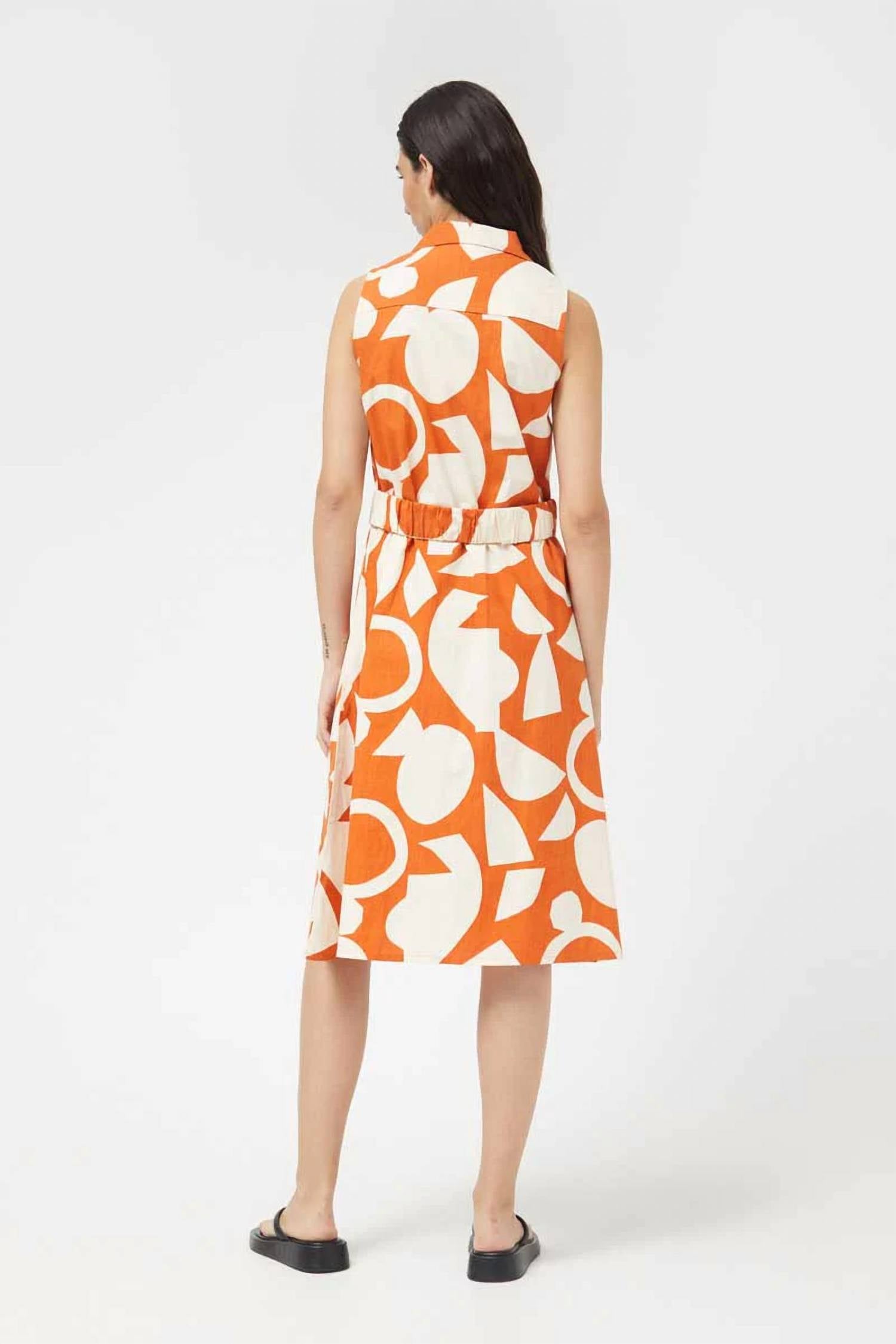 Compania Fantastica - Geometric Midi Dress