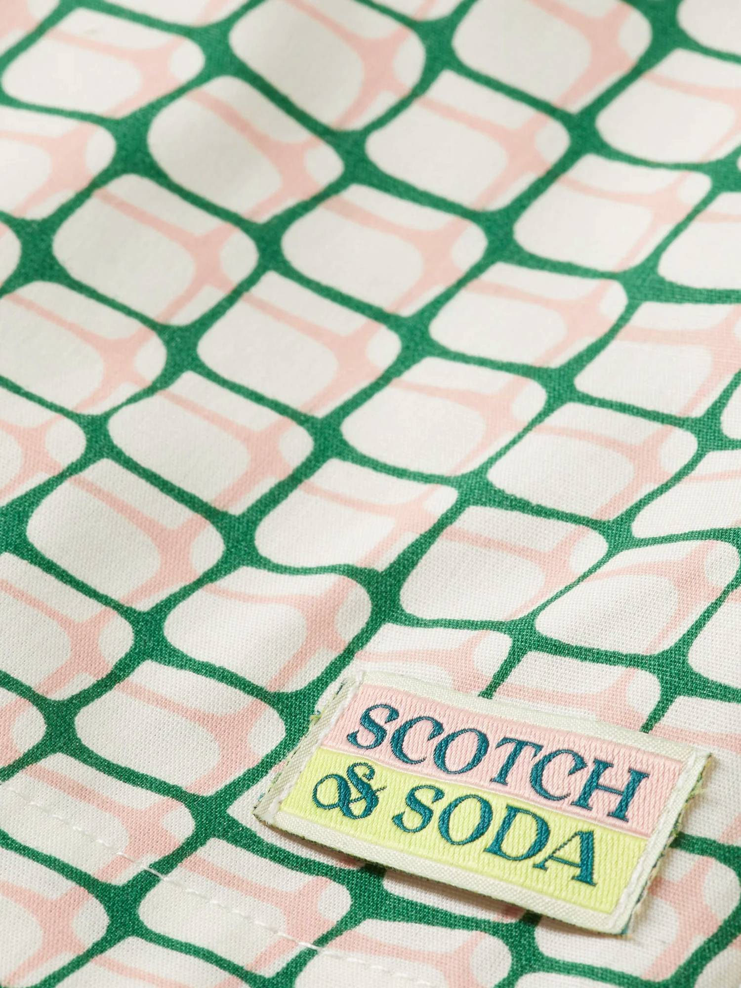 Scotch & Soda - Kids' Geo Print Drawstring Shorts