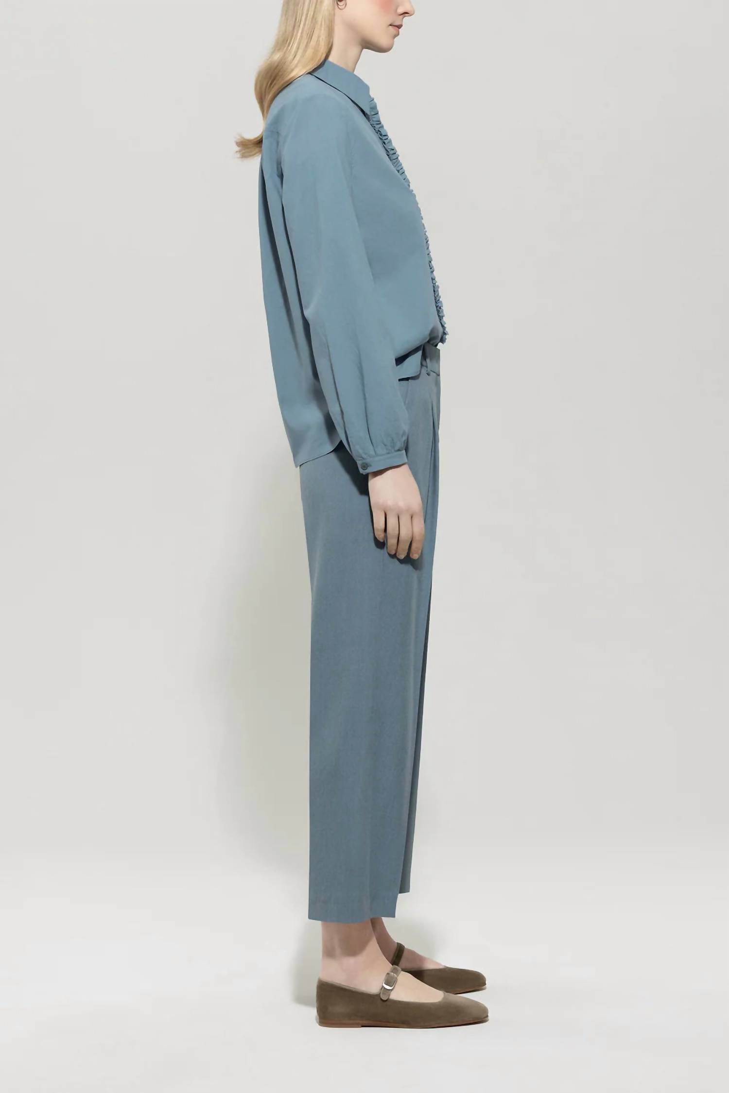 Luisa Cerano - Tapered Trousers With Panama Binding