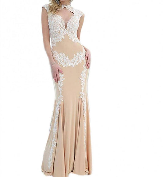 Jovani - Mermaid Fit Long Prom Gown