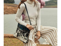 Myra Bag - Women's Snow Capped Hand-tooled Bag