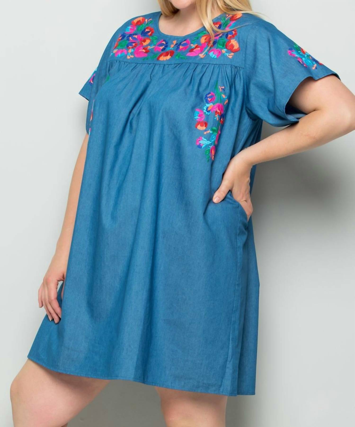 See And Be Seen - Take It Easy Embroidered Dress