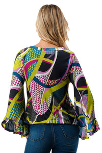 Vava - IVY FRON TIE VNECK TOP