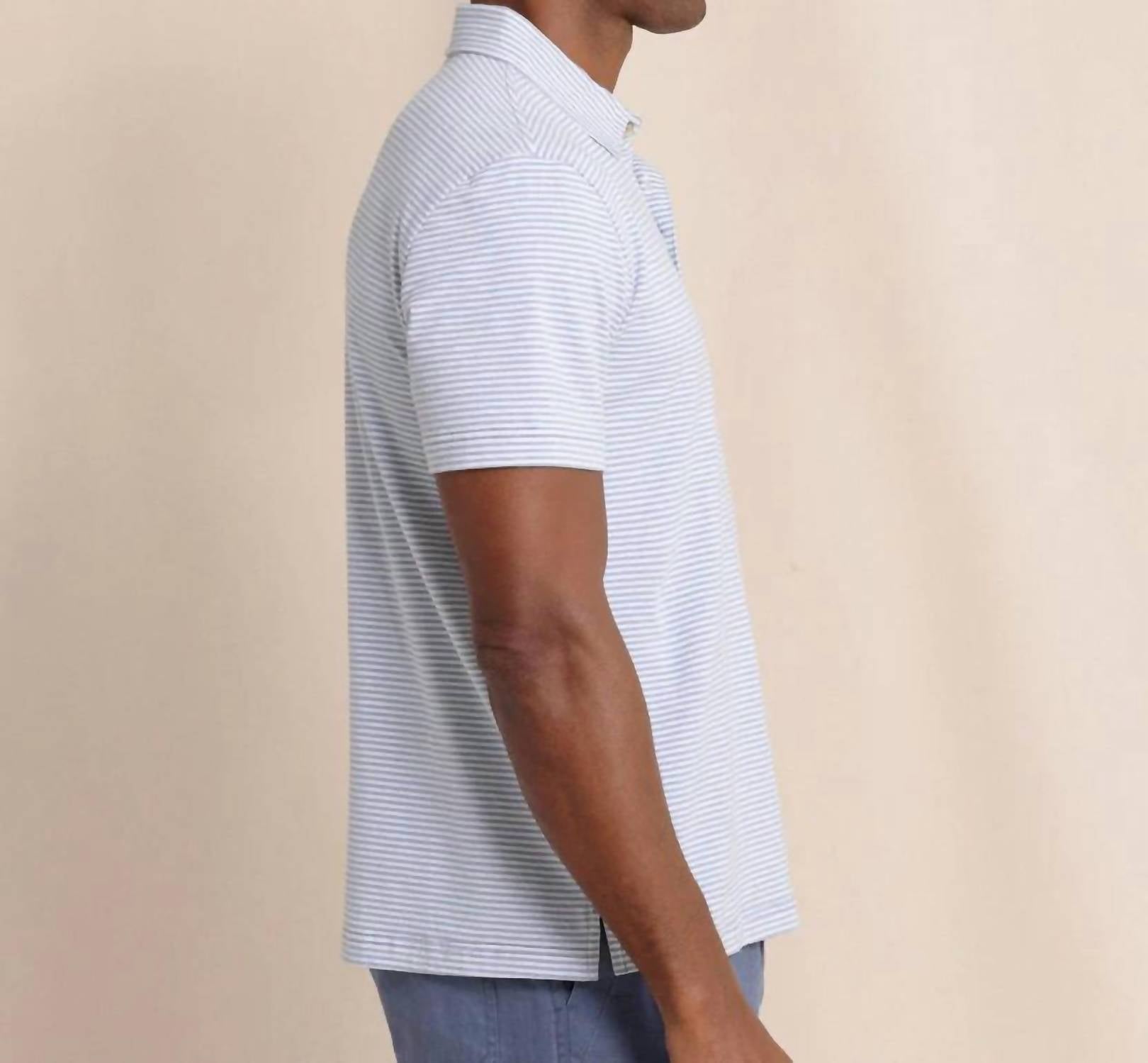 Southern Tide - Linen Blend Soundwave Polo