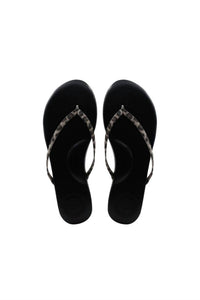 solei sea Women's Indie Flip Flop Sandal in black leopard - women's sandal - view 4