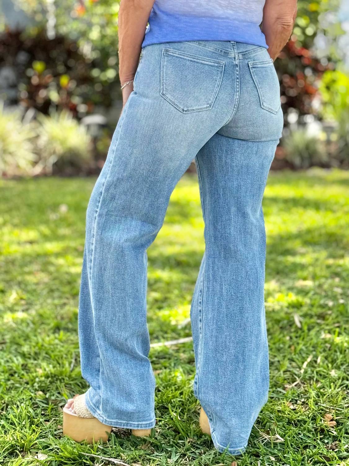 Judy Blue - In My Heyday Wide Leg Jeans