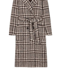 Luisa Cerano - Glencheck Coat With Belt