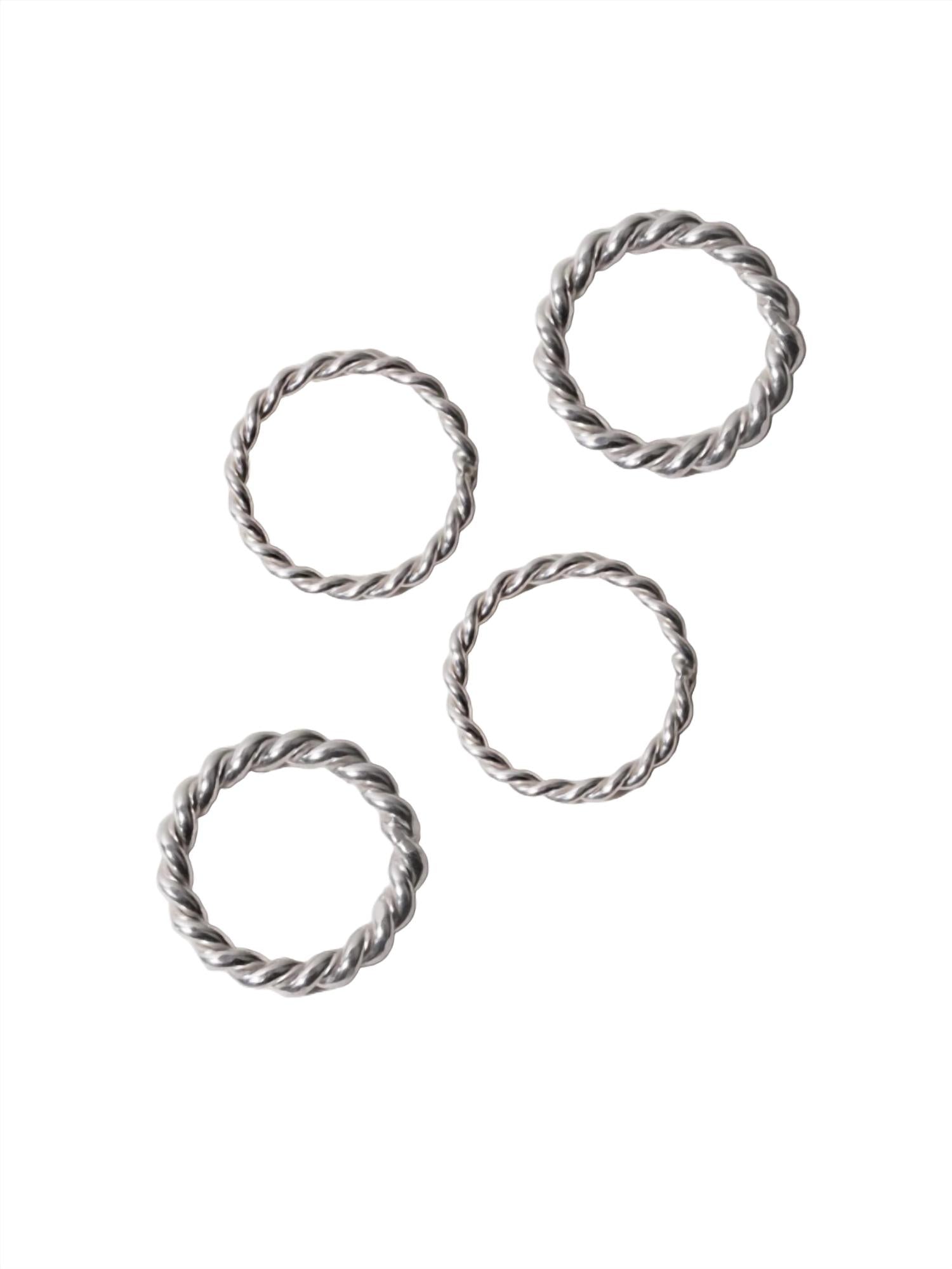 Loren Stewart - Women's Spiral Rope Ring Set