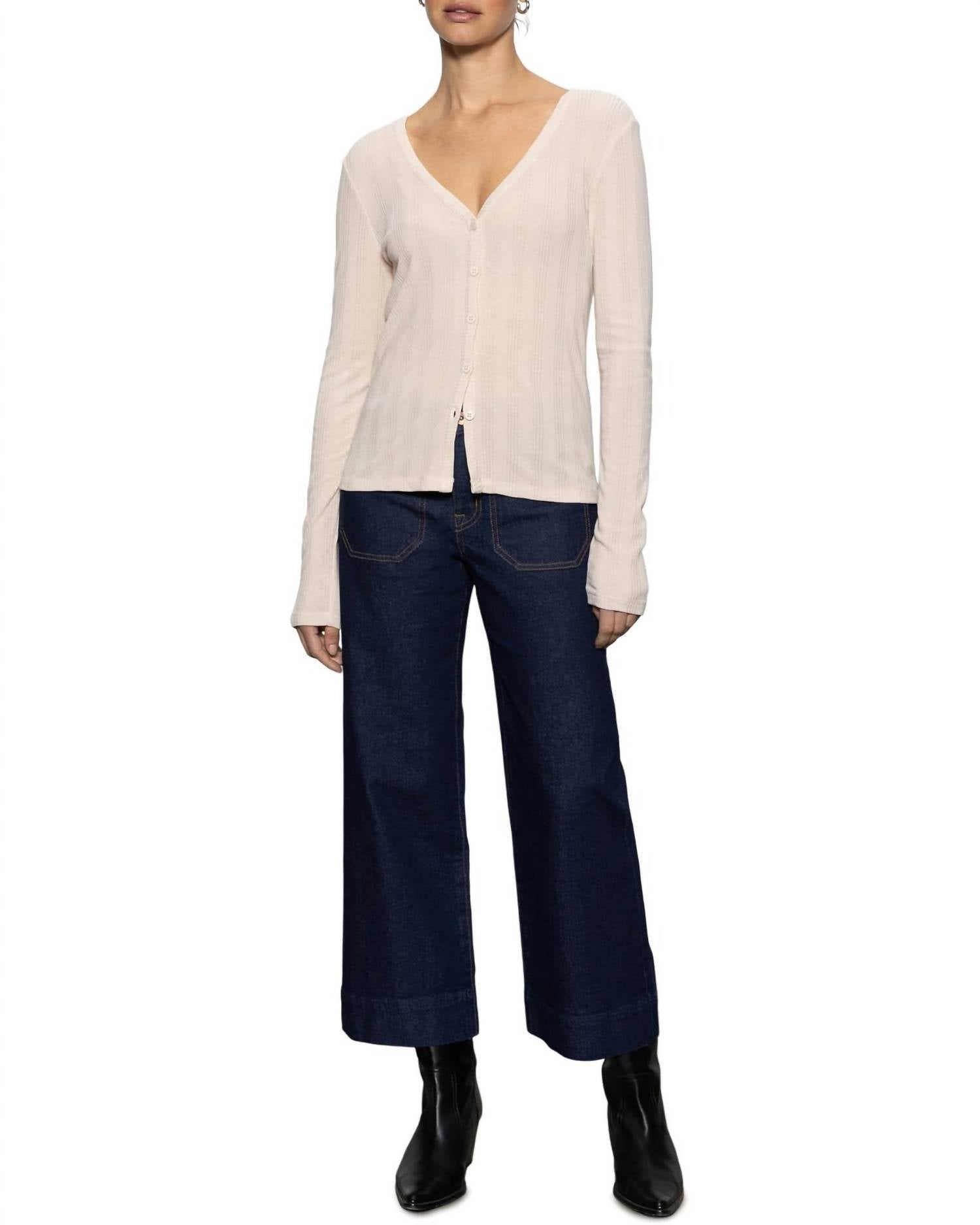 Sanctuary - Only Gaze Knit V-neck Sweater