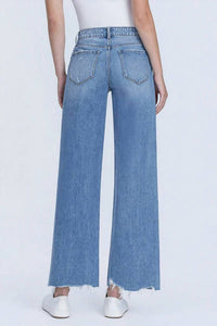 Vervet By Flying Monkey - Carissa High Rise Wide Leg Jeans