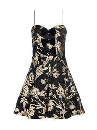 Alice + Olivia - Daniela Bow Mini Dress