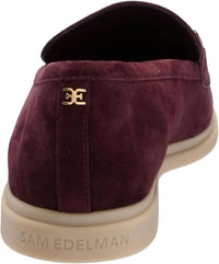Sam Edelman - Women's Kyana Chain Detailed Almond Toe Slip On Flat Loafers