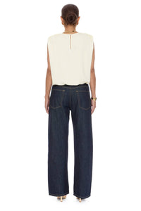 Velvet Heart Apollo Sleeveless Blouse in ivory - women's blouse - alternate view
