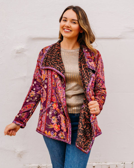 Johnny Was - Joan Wrap Binded Sherpa Jacket