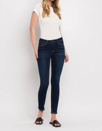 VERVET BY FLYING MONKEY Harper Ankle Skinny Jeans in bullish - women's jeans - alternate view